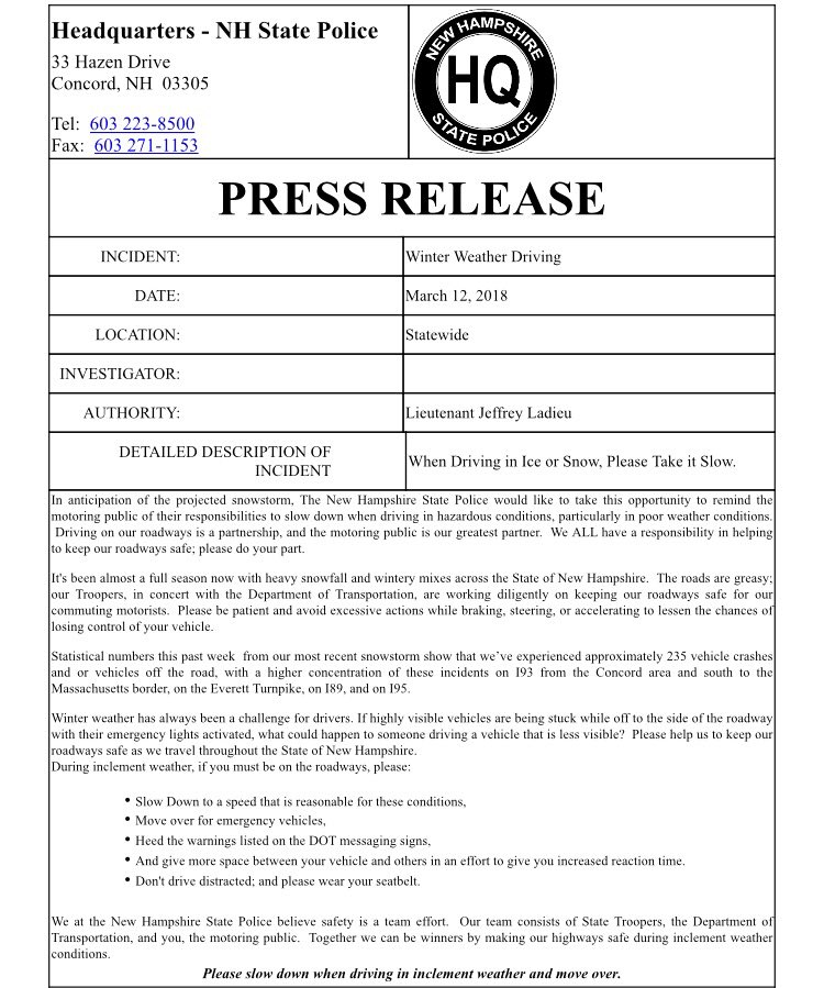 DinanElizabeth's tweet image. Tuesday storm warning from NH Dept of Safety @seacoastonline