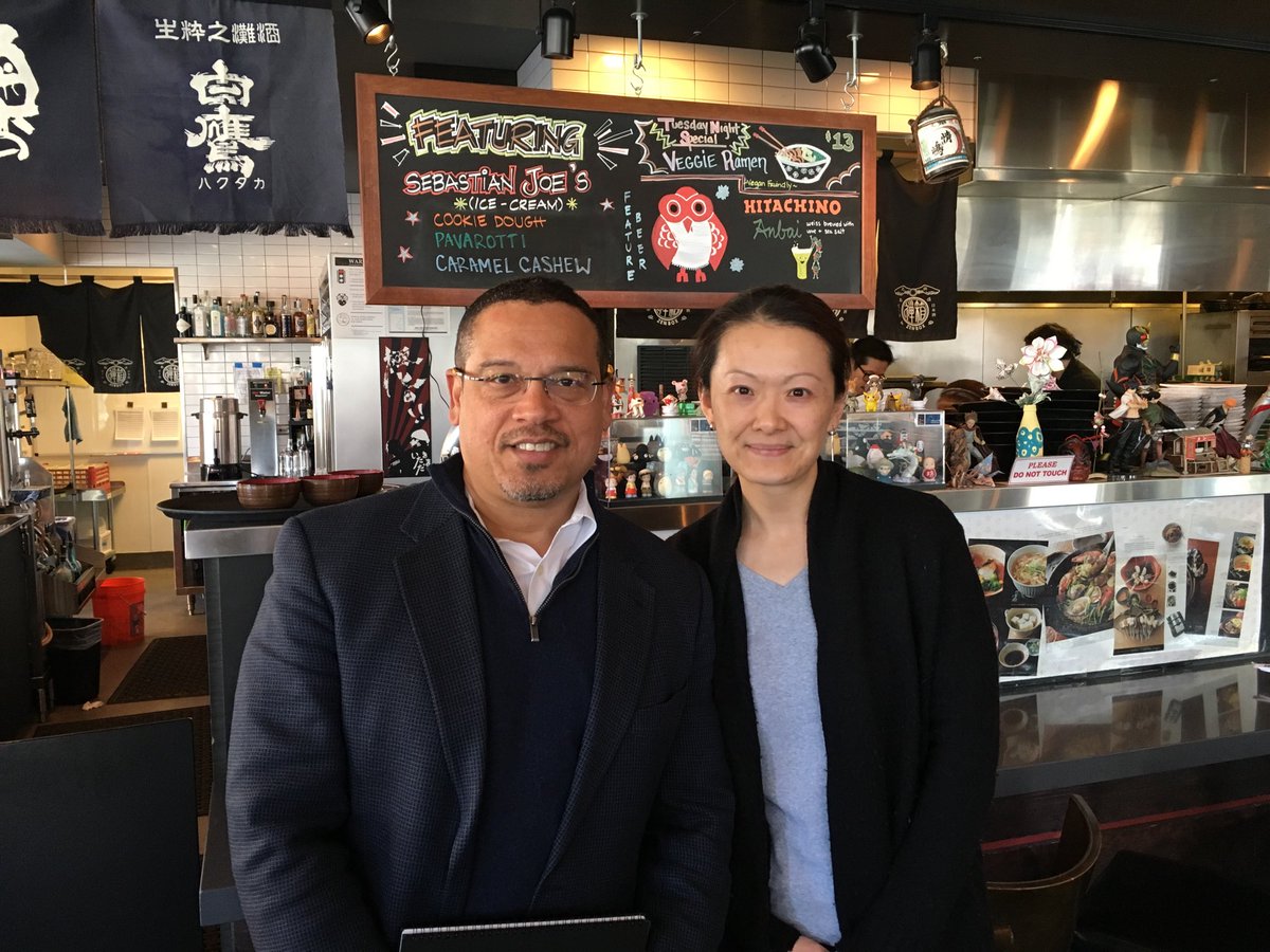 keithellison's tweet image. @ZenBox, so proud of our immigrant business leaders like Lina, making lives better everyday.  Awesome noodles.