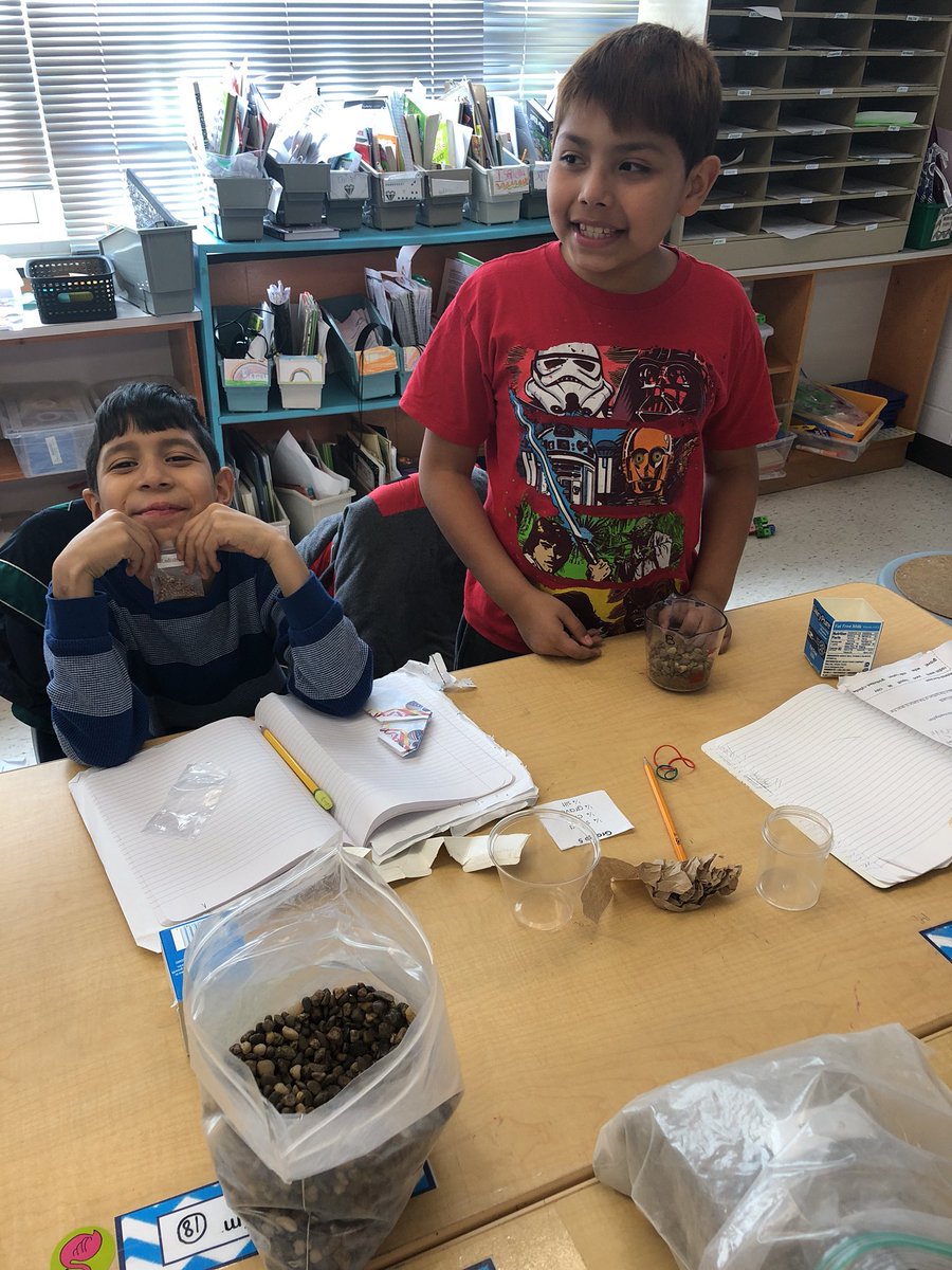 MsHartman3's tweet photo. Putting our soil knowledge to the test!! Making our own soil combinations to see what will cause a radish seed to germinate the best! https://t.co/RqQP92M3Ub