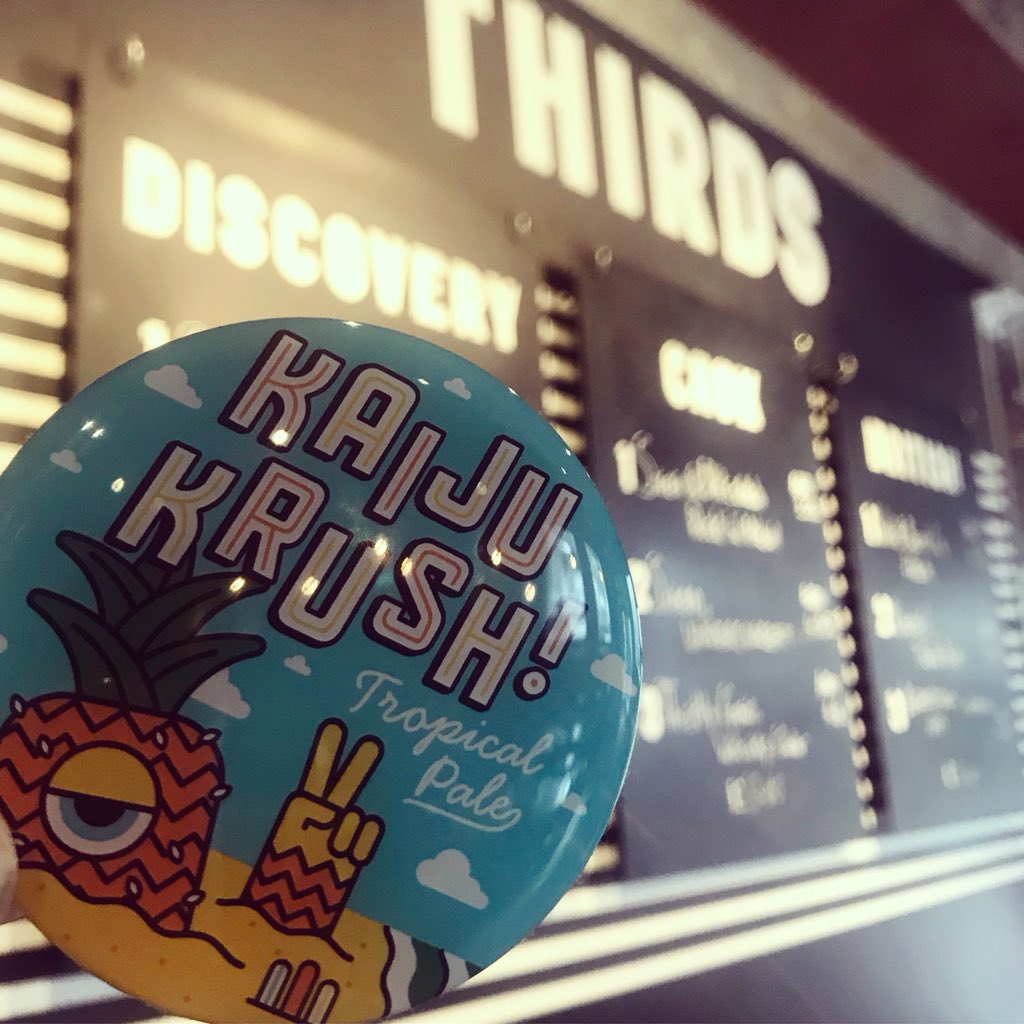 Summer’s come early to <a href="/DraftHouseSL/">Draft House Seething</a> with #KaijuKrush on tap!✌️🍍🍻🇦🇺 <a href="/KaijuBeer/">KAIJU! Beer</a> #tropicalpale #craftbeer #auscraftbeer #beerhere #instabeer #london #kaiju #krush #monday #beers