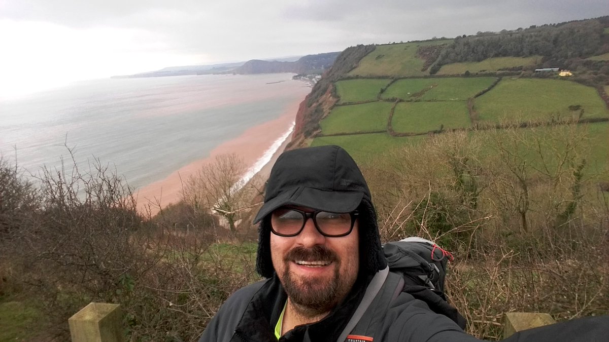 SherpaShezza's tweet photo. 9.54 miles hiked today on the Devon coast (777.88 miles completed of 1,000) Supporting @wescfoundation Specialist Centre for #VisualImpairment  https://t.co/TB23w1CBmA Please Sponsor Me 🙂 https://t.co/Ffjmy522fU
