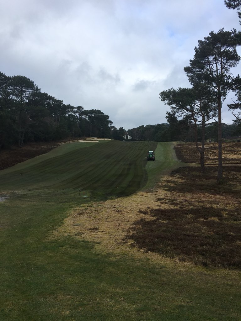 Good effort from <a href="/ALS_Contracts/">ALS Contracts</a> getting 8 fairways cored and collected...finish the rest tomorrow if the weather plays ball!!