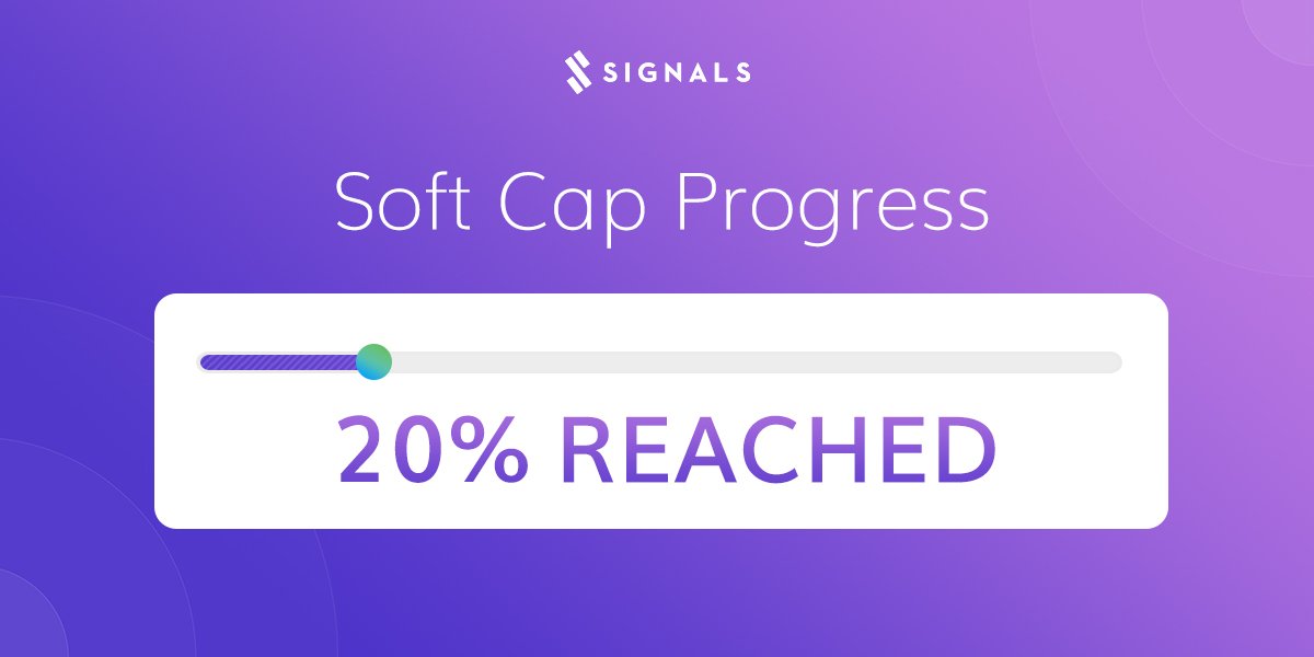 20% of the soft cap reached in just few minutes! 🎉

Join here ▶️ signals.network/registration-s…