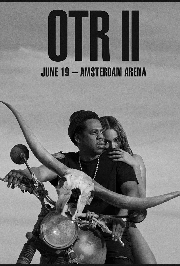 Just announced: JAY-Z en BEYONCÉ gaan samen on the run! Op 19 juni komt de OTR II Tour naar Amsterdam ArenA. Kaartverkoop start volgende week maandag 19 maart om 10.00u. MOJO Weekly leden krijgen toegang tot een presale, check snel mojo.nl/otrII voor alle info. #OTR2
