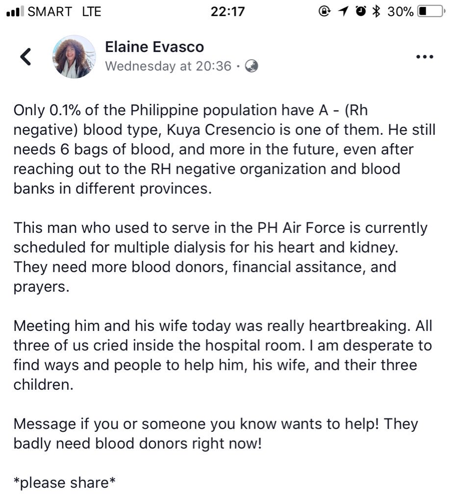 WeLoveAdulting's tweet photo. Hi guys! Let’s help save lives!

A patient is in need of A(-) blood. If you know someone who is eligible to donate, pls message the contact person below 👇🏻. Thanks!

Favor. Pls RT this so others will be also informed. Salamat ulit! https://t.co/CCkmTwPgWG