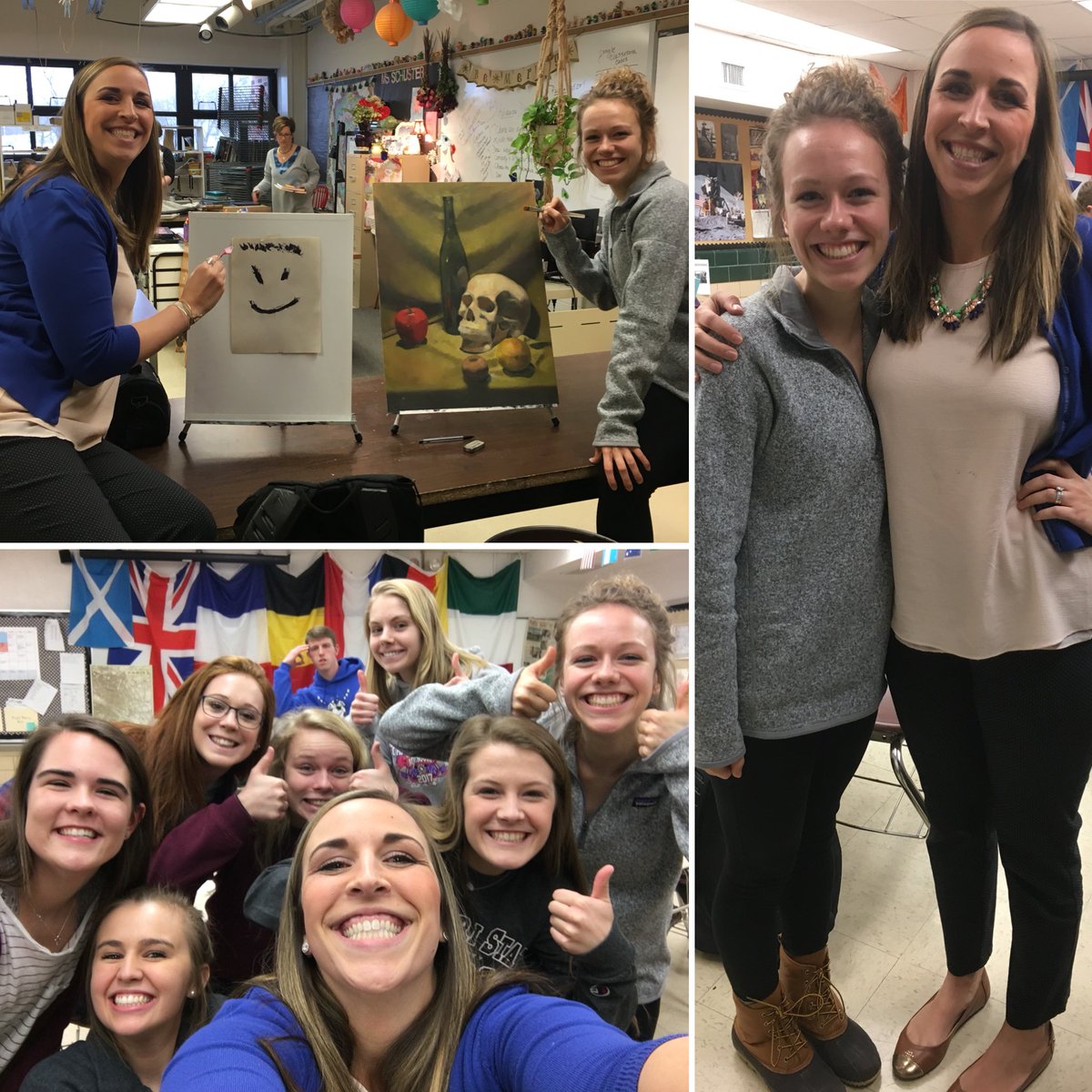 WHS_AP_Kleekamp's tweet photo. Enjoyed a day from a student’s perspective. Thanks for letting me tag along, Colleen Kuchem! https://t.co/5LAhoxg4Sr