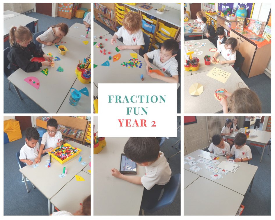 PrepAbbotsford's tweet image. Year 2 enjoying their practical maths lesson on Fractions! #APmaths #APYear2