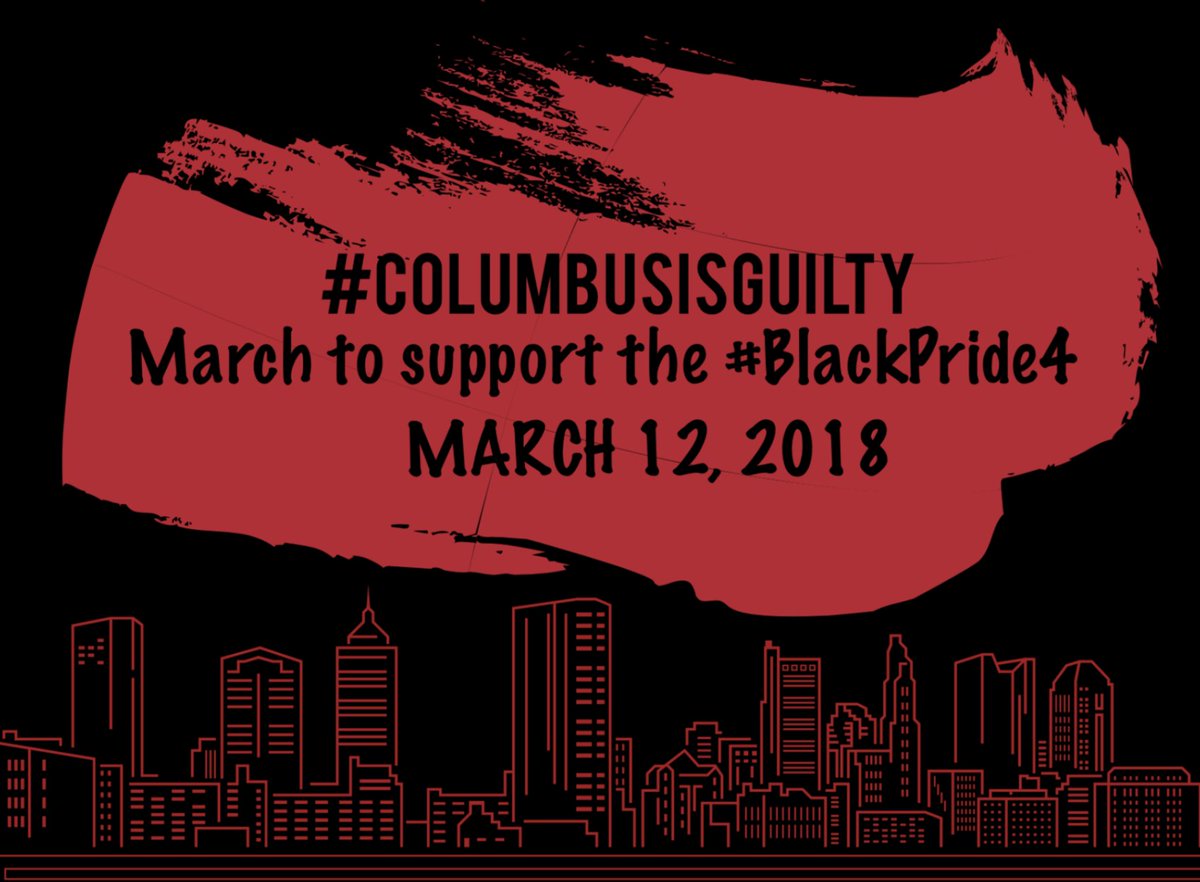 Today is the national day of action to #FreeTheBlackPride4! Join an action near you! In DC? Join us at 6:30 PM at DOJ HQ. 10th &amp; Pennsylvania NW. #ColumbusIsGuilty facebook.com/events/1708052…