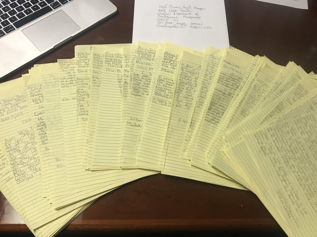 SteelCity219's tweet photo. 310 of our comments come from our children of Steel City, Gary Lighthouse and Hammond Gavit- a true testament of solidarity and collective power of our young people standing up against this environmental injustice in our community! #Power #WeAreSteelCityStrong #GaryMatters https://t.co/e51VjclRCR