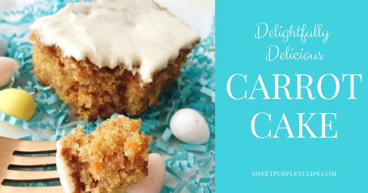 Swtpurpletulips's tweet image. My all-time favorite carrot cake. Must try! #carrotcake #dessert #Easter sweetpurpletulips.com/carrot-cake/