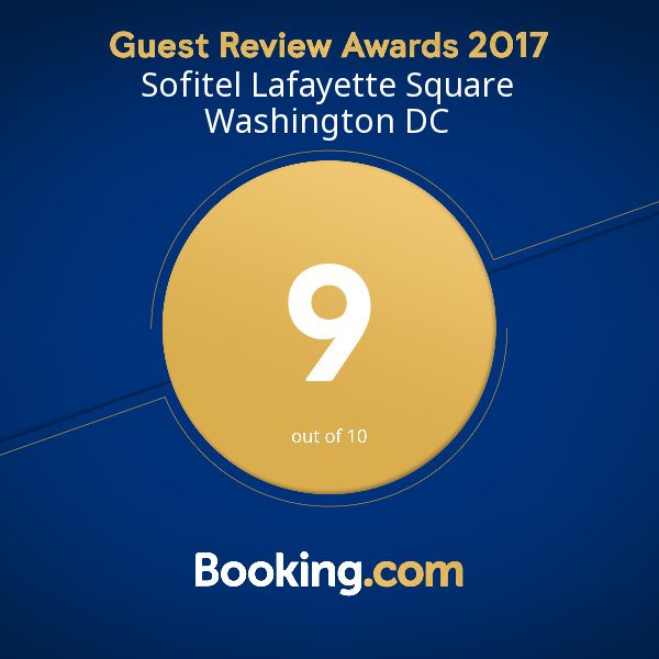 Thank you <a href="/bookingcom/">Booking.com</a> and to ALL our wonderful guests for our Guest Review Awards 2017. We  truly appreciate the recognition of our hard work we put into making  every stay and guest experience Magnifique as possible. @Accorhotels <a href="/SofitelNews/">Sofitel</a> #feelwelcome #MyDCcool