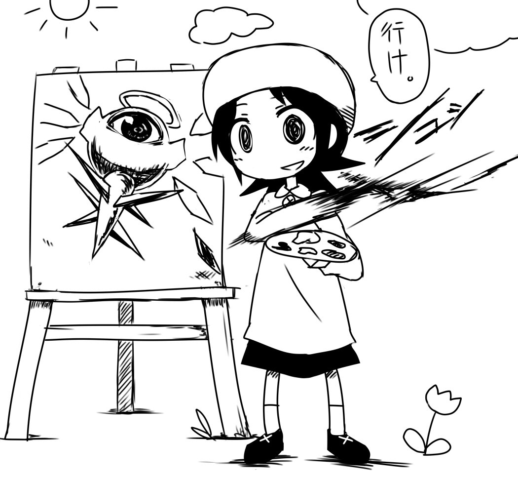 過去に描いたアドレーヌが酷いからな 