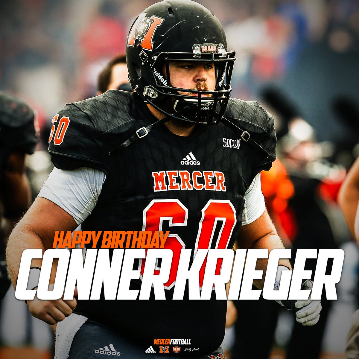 MercerFootball's tweet photo. Happy Birthday to Conner Krieger!! 
 🎁🎉🐻

#BearDownMU https://t.co/BUYLKLsNOo