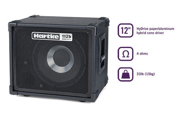 hartke's tweet image. #NOWAVAILABLE: The @hartke #HyDrive #112b is a 12" #basscabinet 4 the gigging #bassplayer who wants the most power out of their #amp in any setting. W/ #Hartke’s patented paper/aluminum speakers, this 300W/4Ω #cab is perfect for any portable #bass setup... ow.ly/huVk30iRyJN
