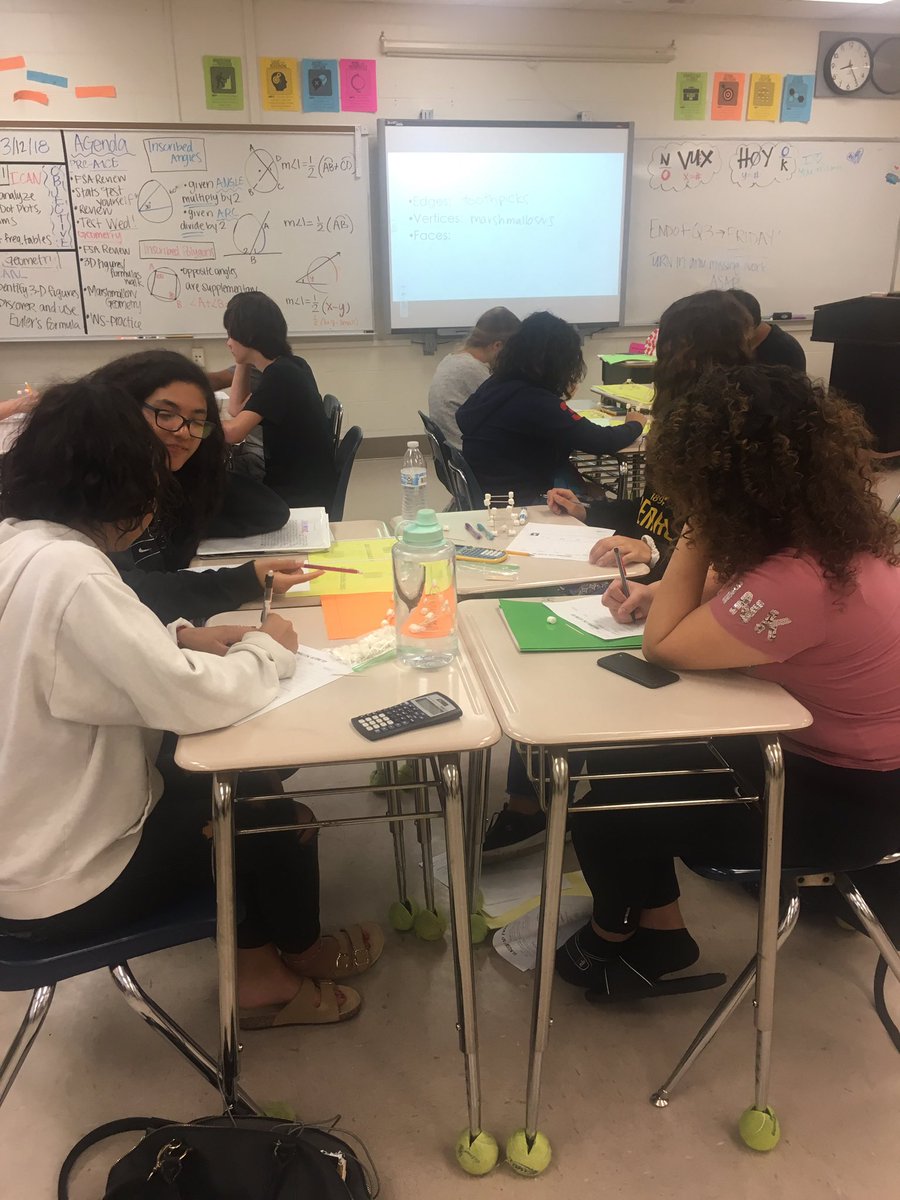 mslynchEHS's tweet photo. Marshmallow Geometry today! Kids discovered Euler's formula #mathisfun #marshmallowgeometry https://t.co/FjGKqXCOZj