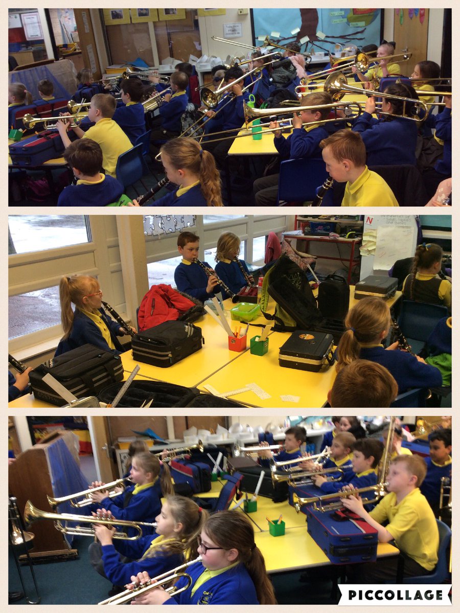 After just a few weeks, 4B’s brass and woodwind orchestra has improved enormously!