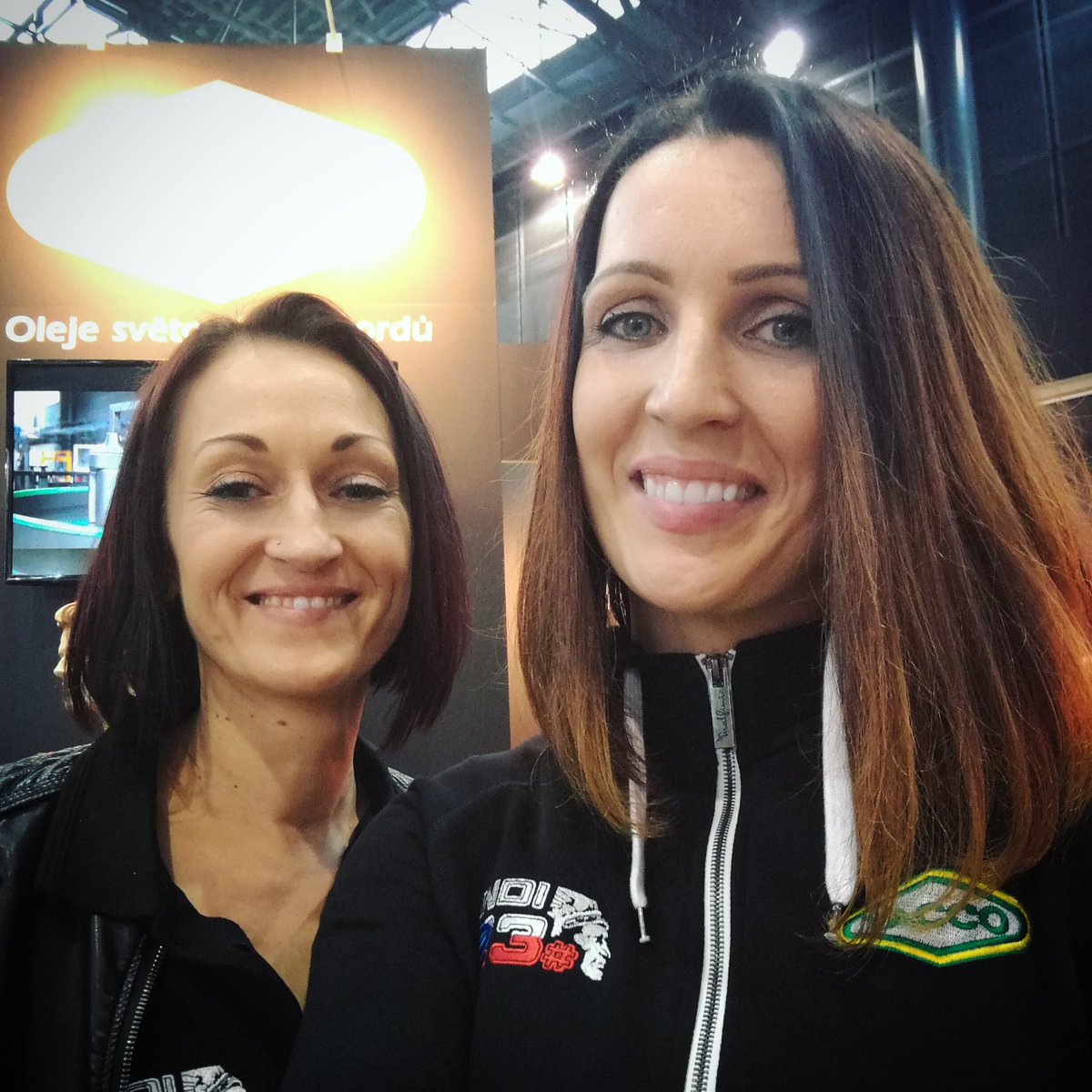 VeronikaH53's tweet photo. Czech bikeshow Motosalon 2018👌
Im sooo tired to be honest but was good to meet all friends and partners ☝Motosalon 2018 team Indiracing 👌🏍💨 💚💛 #yacco #yaccocz #indiracing #dastrans #novaks #motoforza #michaldokoupil #indi23 #autoin #r6 #yamaha #motosalon #bvv #psihubik https://t.co/toC4W8khWt
