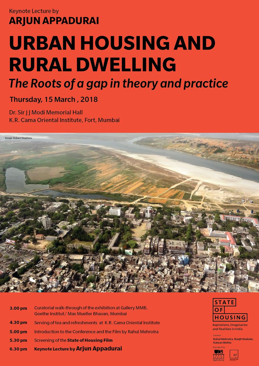 soh_india's tweet image. The conference ‘Housing in the Emerging India’ begins with a keynote lecture and movie screening of the ‘State of Housing’ film on 15 March at the KR Cama Oriental Institute. #donotmiss @kaiwan_mehta @ranjithoskote