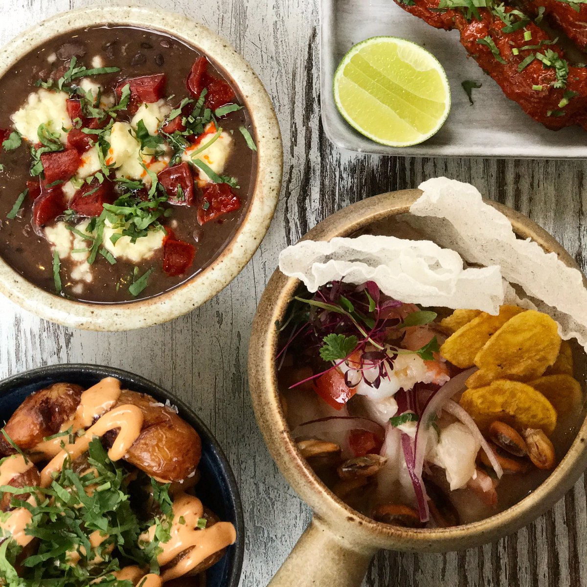 woah! skulls-up it's #mexicanmonday so we've hooked up with <a href="/deliveroo/">Deliveroo</a> to give you a FREE side when you order one of our oh so tasty mains 🤜🙌😋
#getupandatem #makingmondaysbetter
#deliveroo 
moletacobar.com