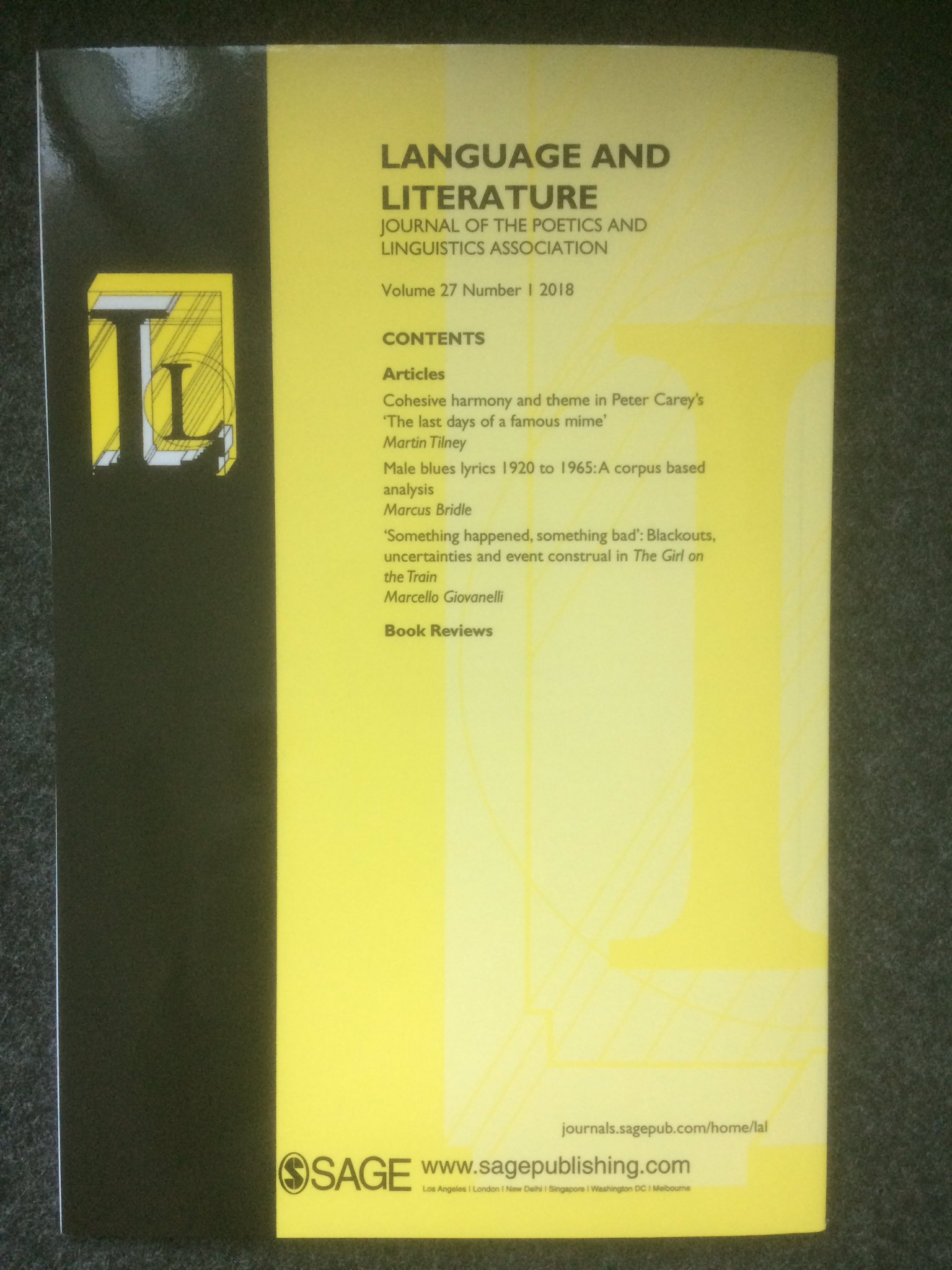 Functional Linguistics Journal Functional Linguistics Journal