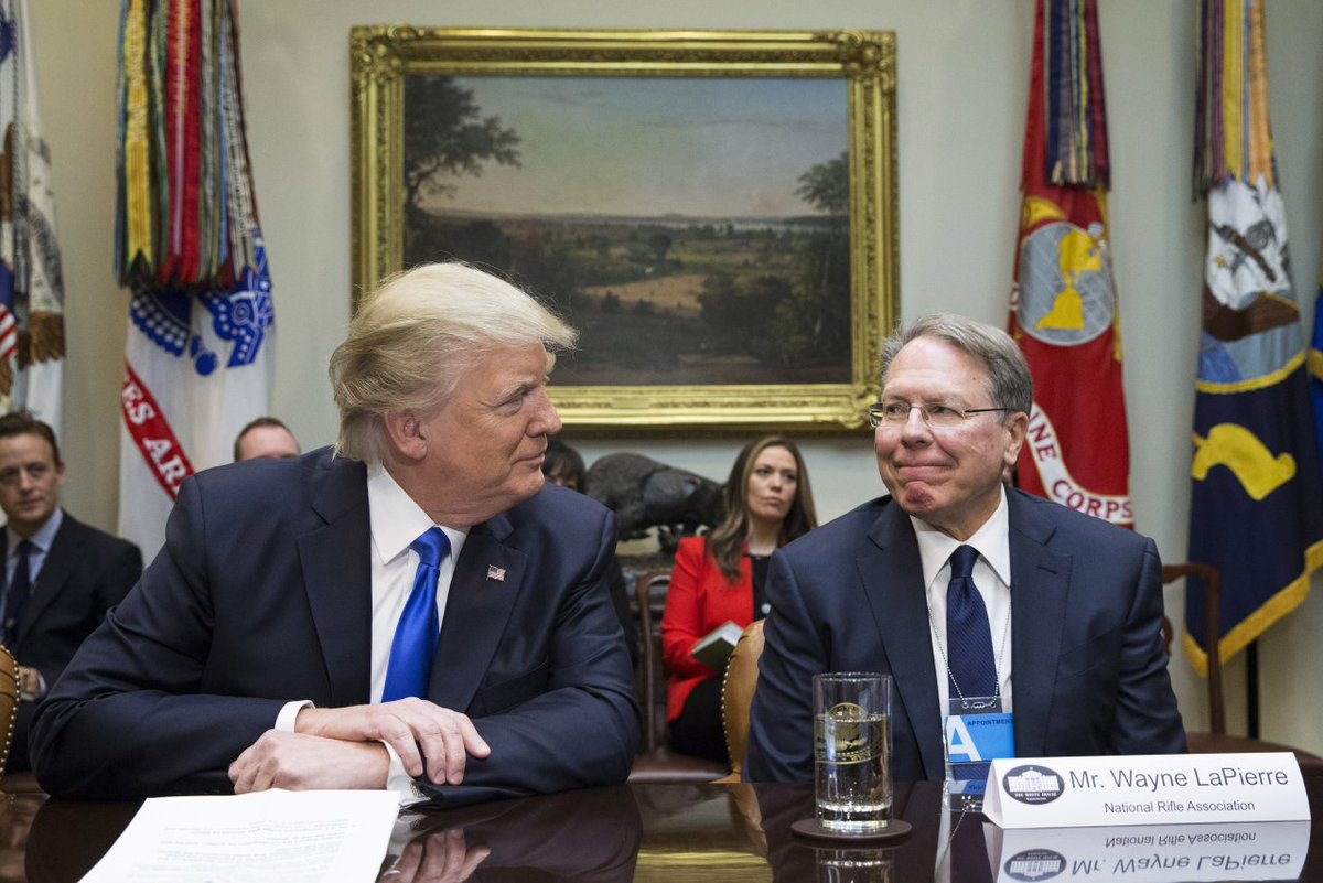 piersmorgan's tweet photo. *NEW COLUMN*
So President Trump's only answer to 3 of America's worst mass shootings happening on his watch is to arm 1000s of teachers & sell 1000s more guns.
Congrats @NRA - you win again! https://t.co/va6qs7CDAS https://t.co/hOUZoGXtZk