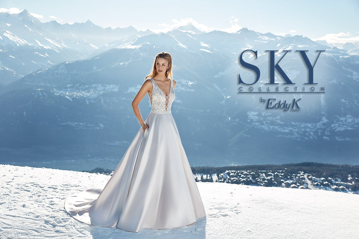 The majestic Swiss Alps are the new setting for Eddy K's Sky Collection Fall 2018. Click here for more bit.ly/ekskyfall18
