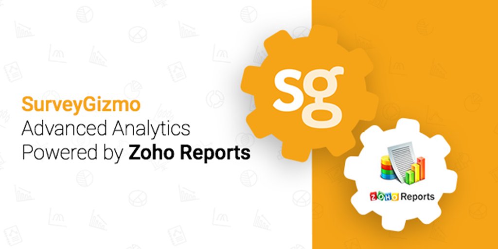 Zoho's tweet photo. The @SurveyGizmo advanced analytics connector powered by Zoho Reports is here. Measure and derive analytical insights from data collected through your surveys. Know more: https://t.co/C8UIASw7bC #SurveyGizmo #ZohoReports #SurveyAnalytics https://t.co/wX36kuE1pY