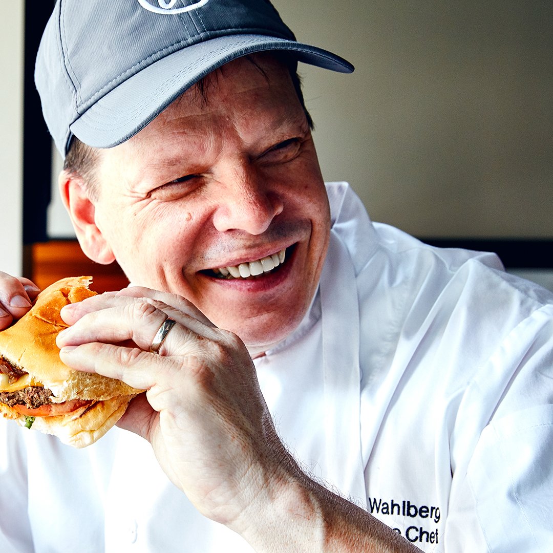 The only meatless burger good enough to be a Wahlburger.  #wahlburgers #madewithlove #chefpaul #impossibleburger #wahlsauce