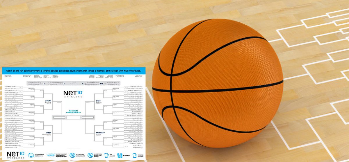 radar_online's tweet photo. Get in on the fun during the biggest college basketball tournament by downloading your own @NET10_Wireless bracket for the big games! #ad #NET10Wireless https://t.co/cx3GbJXA4E https://t.co/9vtHTdhoOP