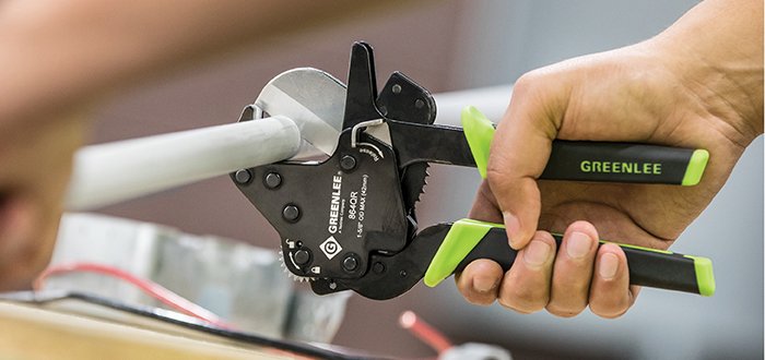 GreenleeTools's tweet photo. Feel the difference with Greenlee's new PVC Cutter: https://t.co/0J6yYNzQPr
Want one? Reply with a project- past, present, future- that you wish you had these cutters for. Full terms and conditions: https://t.co/YWsE7WU2KM
Good luck! #greenleepvccutter #professionalnothingless https://t.co/vBWv119ywQ