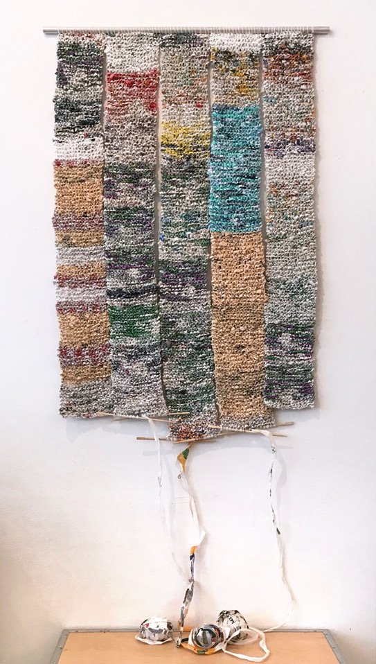 splash_trash_'s tweet photo. Another  International SplashTrash ArtExpo artist. This piece is also featured in the #6imdc art gallery so participants  can see it first hand.  Pippip Ferner from Norway says"I will keep on knitting until a plastic bag ban in Norway is reality." ⠀
⠀ https://t.co/UrQY2CjRH1