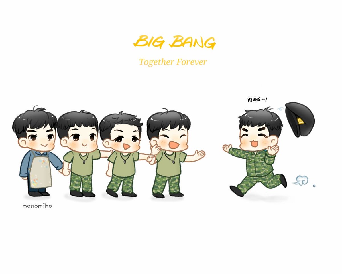 nonomihoVIP's tweet photo. #BIGBANG will always be together forever 💛👑 #TOP #GDRAGON #TAEYANG #DAESUNG #SEUNGRI #BigbangFanart #빅뱅 #동영배_기다릴게_잘_다녀와 #강대성_웃는얼굴로_다시만나자 #탑 #권지용 #동영배 #강대성 #승리 #꽃길 #FLOWER_ROAD https://t.co/sKRUPdWoru