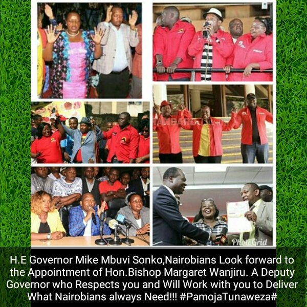 jamesgikunda4's tweet image. The incoming Nairobi County Deputy Governor  @BishopWanjiru #NASAUnity