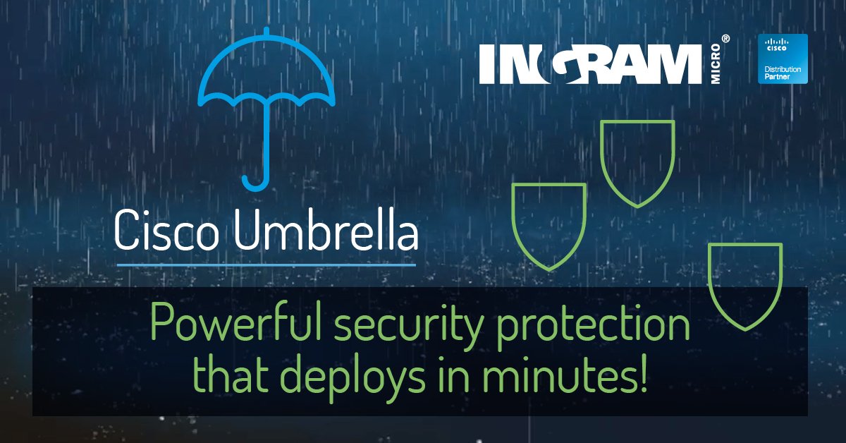 flyHigherME's tweet photo. Simple to set-up. Simple to manage. Simple to maintain. #CiscoUmbrella is intelligent cloud-based security solution delivering effective protection against phishing and malware threat.
Register for DCLOUD https://t.co/ImjJQ80SHK
@flyHigherME  #CiscoDCC18 #DCCIMMEE18 #DCCIMMEW18 https://t.co/ZcLwYQjeoR