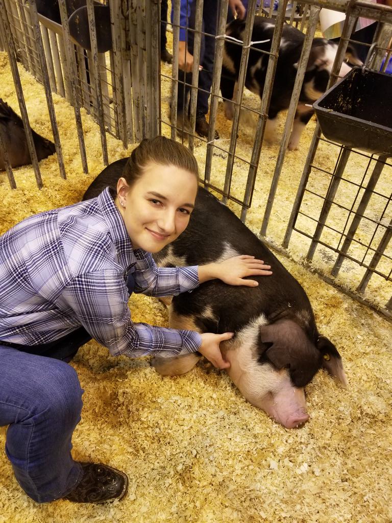 ClementsFFA's tweet image. Good luck Kate showing your spot this morning at #RODEOHOUSTON ! @CHS_Rangers