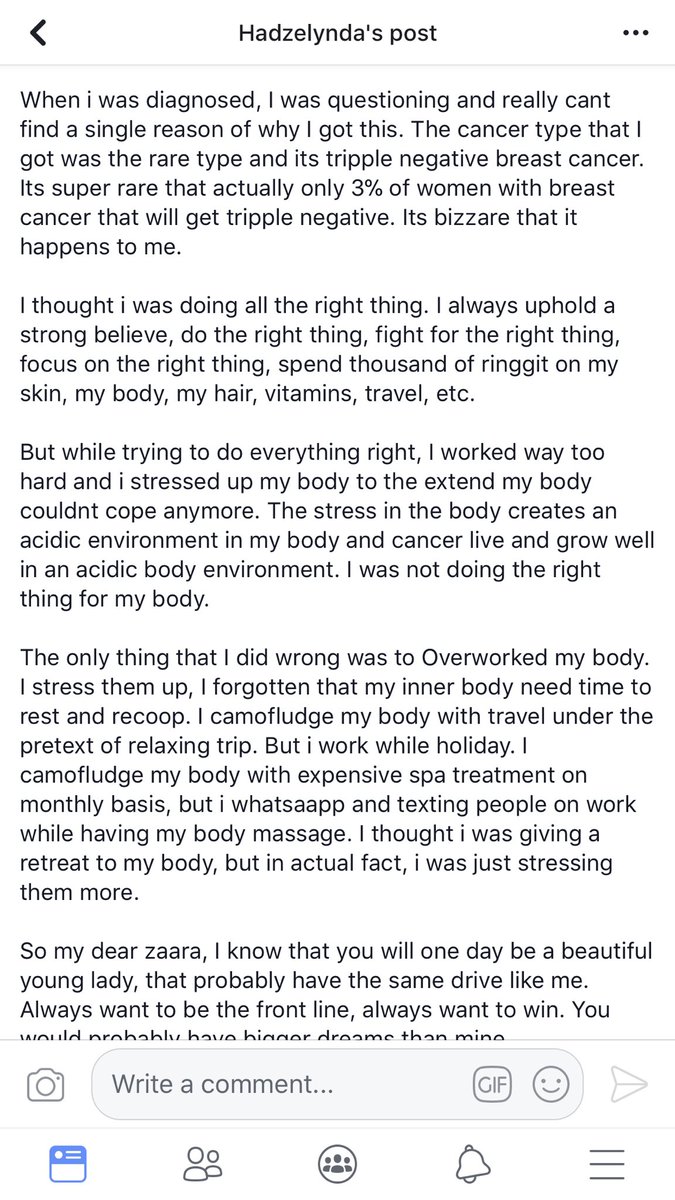 shazzyyyyy's tweet photo. Innalillah 😢 Saw so many shares on fb &amp; turns out this strong lady passed away yesterday. She wrote this letter to her daughter with an advice to not overwork in the future 😢 A reminder to all of us. Deepest condolences to her family and may she be placed amongst the solihin 💐 https://t.co/bKgFRDZfJt