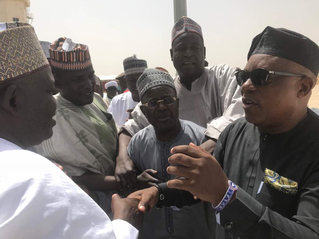 HECTVofficial's tweet photo. @OfficialPDPNig  National Chairman Prince Uche Secondus and Members of NWC live at the PDP mega rally in Duitse Jigawa State https://t.co/OSVhQylmED