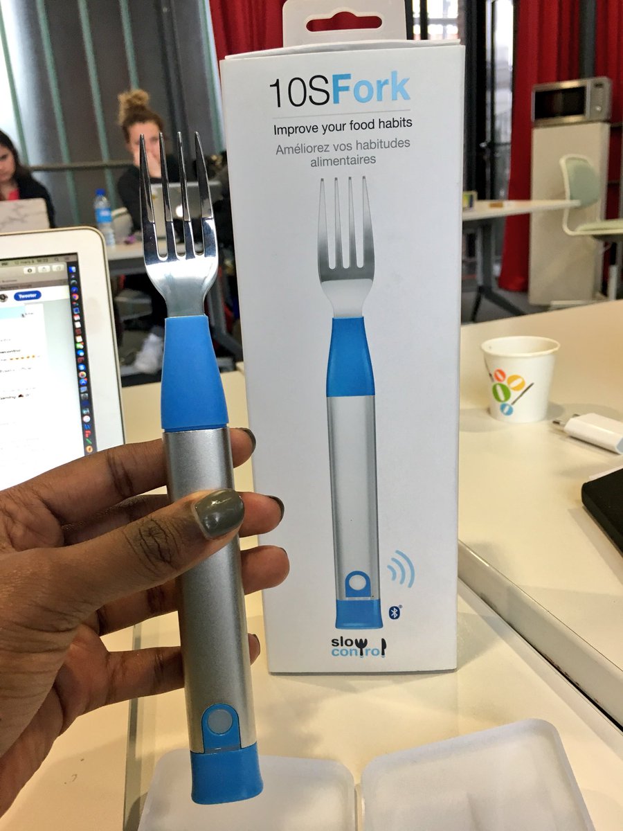DanielleOndo1's tweet photo. #10SFork, la fourchette qui permet de changer les comportements alimentaires. #esante #MBADMB https://t.co/zruiTS0gbY