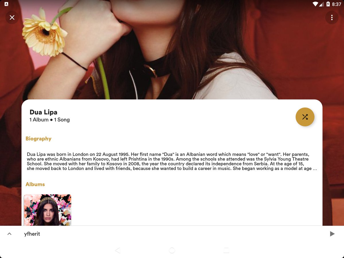 RetroMusicApp's tweet image. Refresh/ Update UI for tablet design #RetroMusicApp #AndroidMusicPlayer #AndroidBestApps #FirstTweet