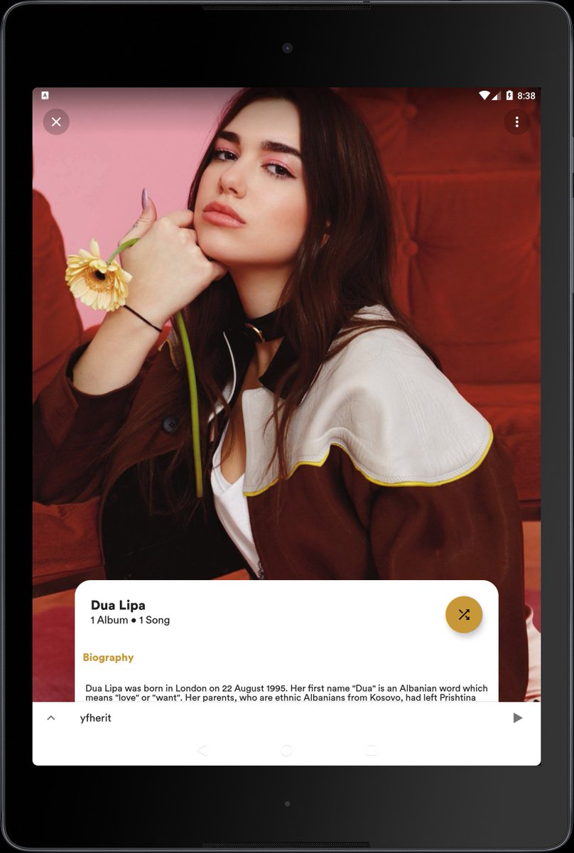 RetroMusicApp's tweet image. Refresh/ Update UI for tablet design #RetroMusicApp #AndroidMusicPlayer #AndroidBestApps #FirstTweet