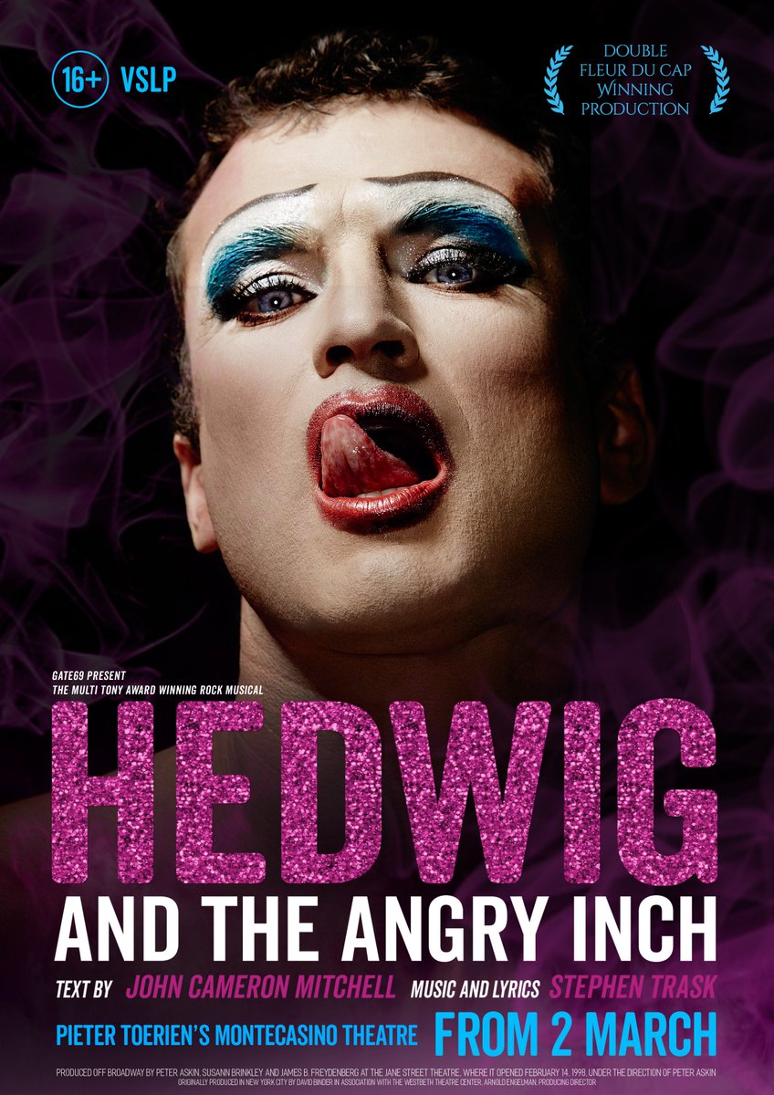 Be sure not to miss the landmark musical 'Hedwig and The Angry Inch' currently on stage at <a href="/Monte_Theatre/">Monte_Theatre</a> until 1 Apr. Tickets for this 'fourth-wall-smashing musical sensation' are available via <a href="/Computicket/">Computicket</a>. #HedwigJhb

Be sure to check out this:
enca.com/media/video/he…