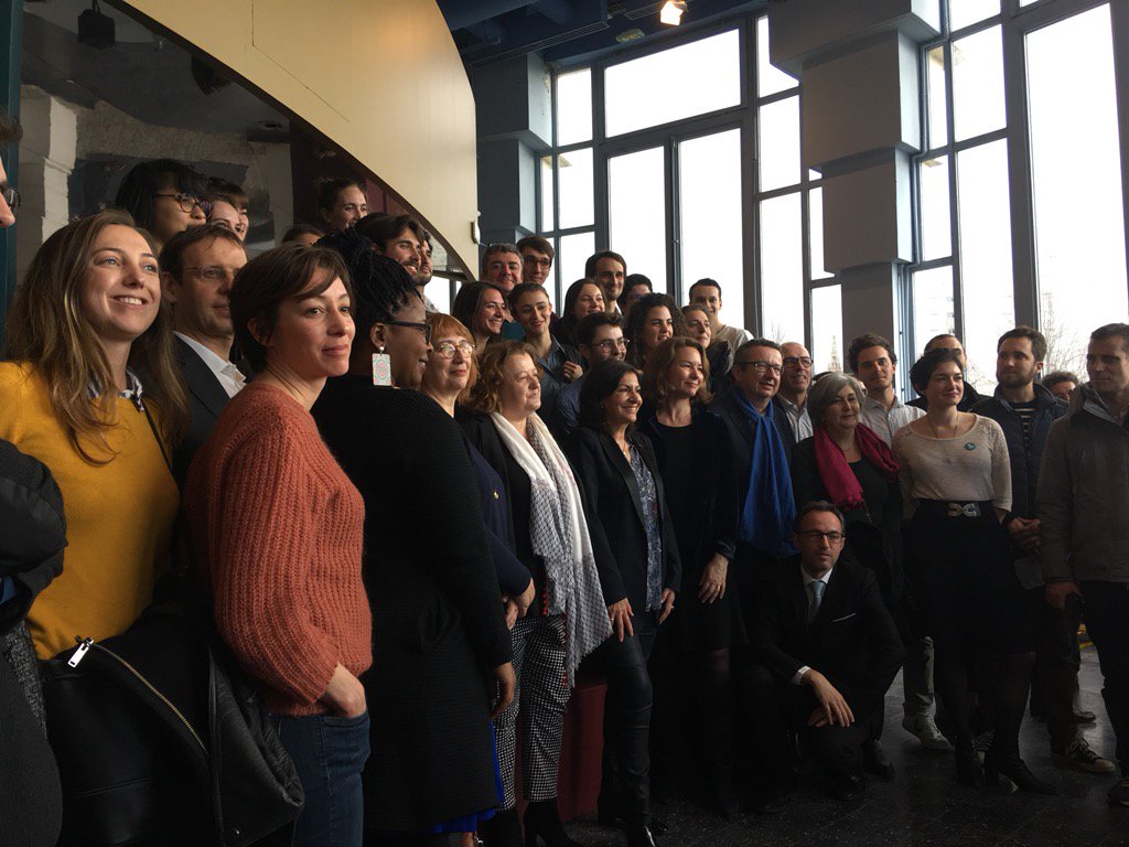 Très heureuse de voir tant de monde à l’inauguration des <a href="/halles_civiques/">Les Halles Civiques</a> ! #HallesCiviques