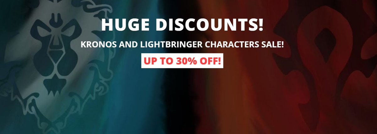MMOGameServices's tweet photo. SALE! Huge Discounts Up to 30% OFF for Kronos and Light's Hope Lightbringer Characters!
https://t.co/SQqfgywvYV
#lightshope #elysiumwow #nighthaven #vanillawow #legacyservers #lightbringer #warmane #kronoswow #twinstar #blizzard #blizzcon #battlenet #wowgold https://t.co/fYIKfggCN0