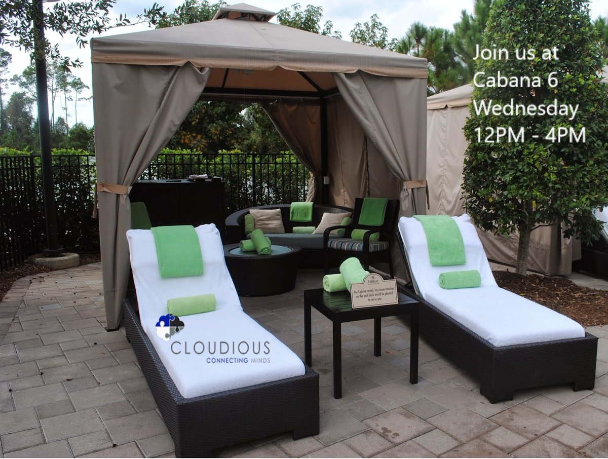 CloudiousL's tweet photo. ##VMSALive2018 is in 2 days!  Join us Wednesday for the Pool Party!  @CloudiousL will be hosting in Cabana 6.  See you there! @vmsainc https://t.co/hzcwC2lAH0