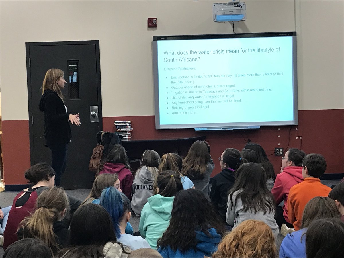 sarverteaches's tweet photo. Thank you so much @april_janicki for sharing your South Africa experience with the fifth grade! #UnlessProject #ConserveWater https://t.co/OpgEvk4DZZ