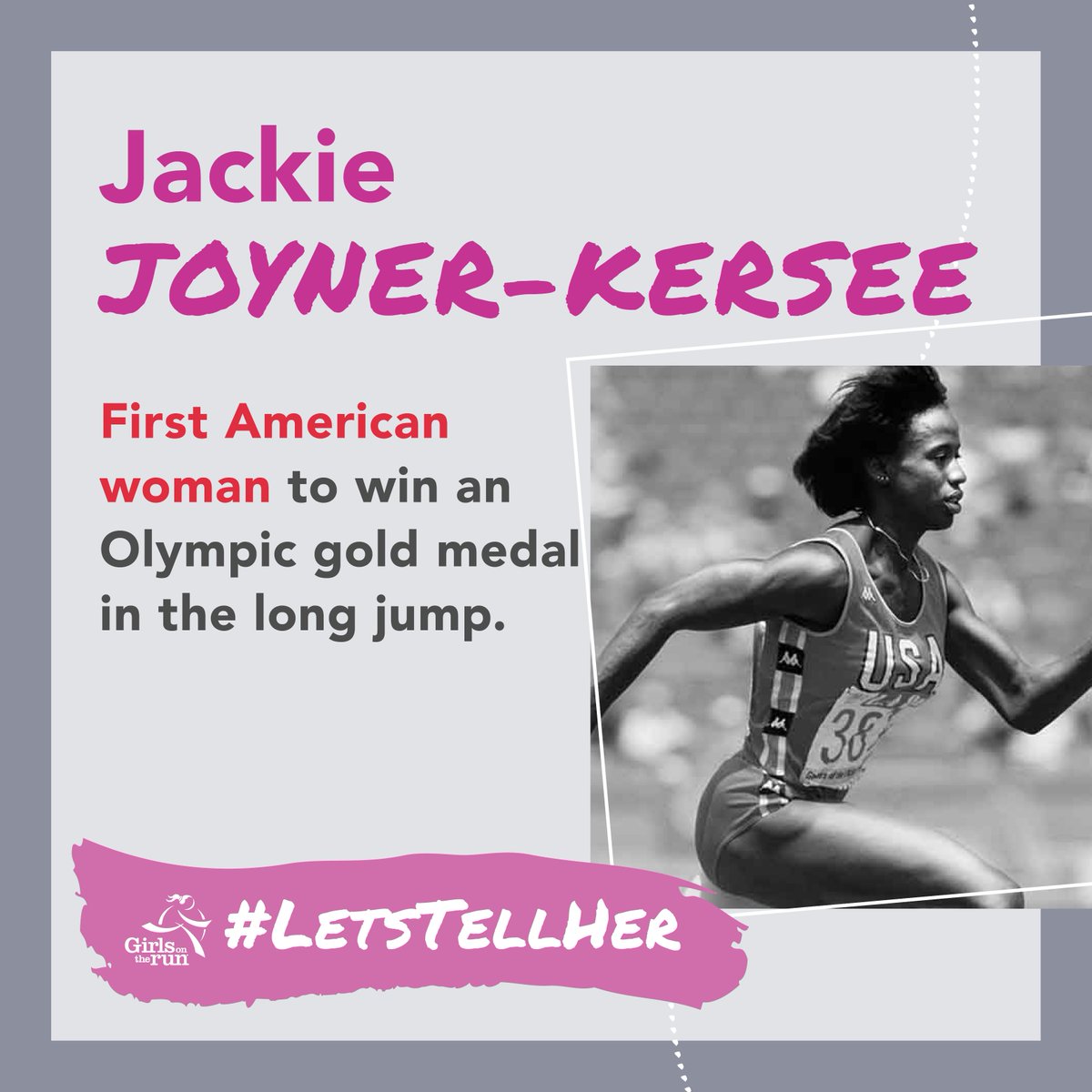 GOTRFoothills's tweet photo. #LetsTellHer she can overcome hurdles like Jackie Joyner-Kersee. https://t.co/MhdrBLRGsS