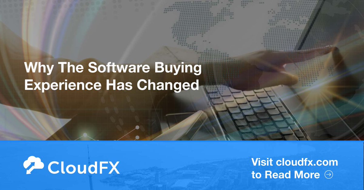 CloudFX's tweet photo. As little as five years ago, large sales organizations and low quality products dominated the market for business software. https://t.co/yaQ6oPMZ68 https://t.co/7PtgYoAofE