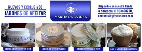 ¡Presta mucha atención! Tenemos unas pocas unidades de los #jabones de #afeitar de #MartindeCandre! Ahora puedes conseguirlo si contactas directamente con nosotros. Más info aquí: ow.ly/l3D530gwJMb