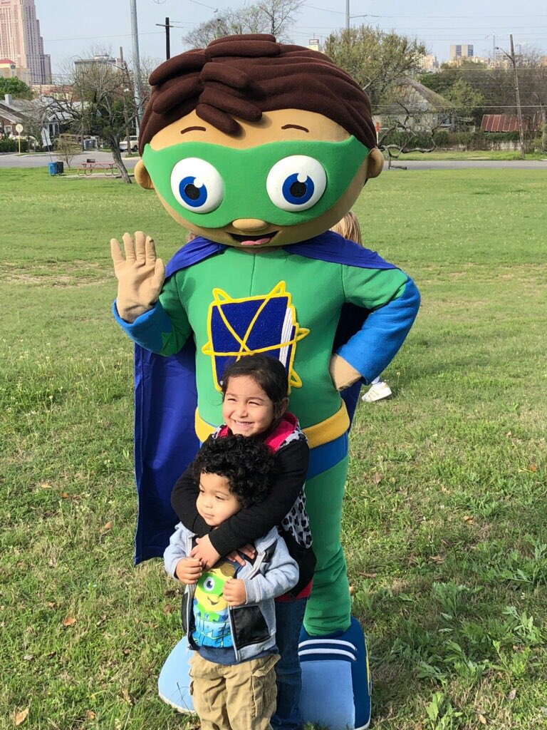 klrn's tweet photo. Join us this morning at Lockwood Park until Noon today (Monday, March 12). We have fun hands-on activities, and special appearances by #SuperWhy. We have one more Spring Break event scheduled for tomorrow, too! Visit https://t.co/jfOOVYz0IH for more info! #KLRNeducates https://t.co/EWliTsfvNS