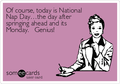 MarGoPlumbing's tweet photo. Who knew National Napping Day was a thing? 

Better take advantage! Have a great Monday folks! https://t.co/0HGA2EGyv6
